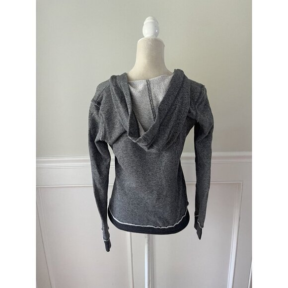 Vanity Small Soft Brushed Pullover Hooded Sweatshirt Gray - Picture 3 of 4